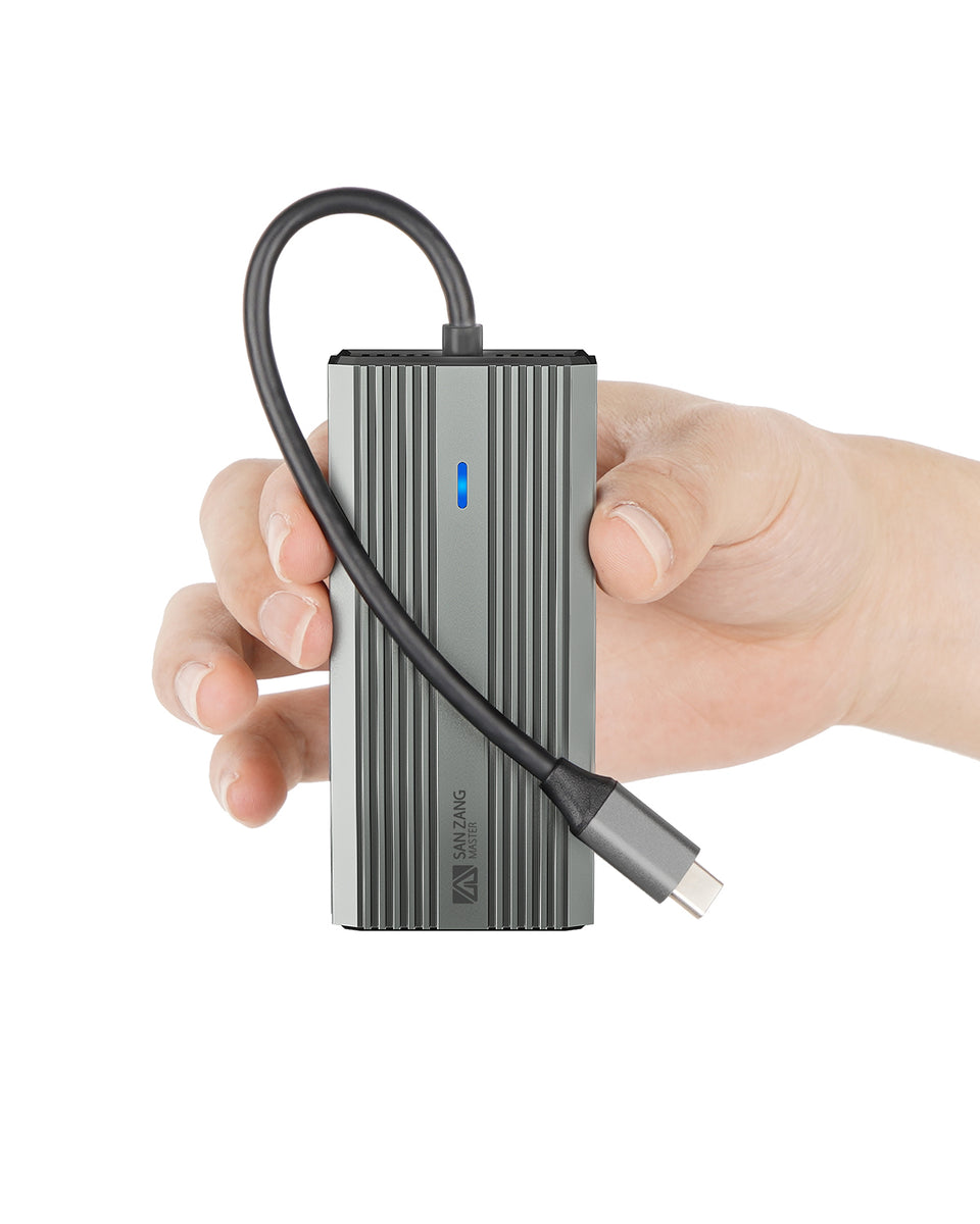 SANZANG Master 5 in 1 USB C Hub, 4k USB C to HDMI Adapter, 5Gbps