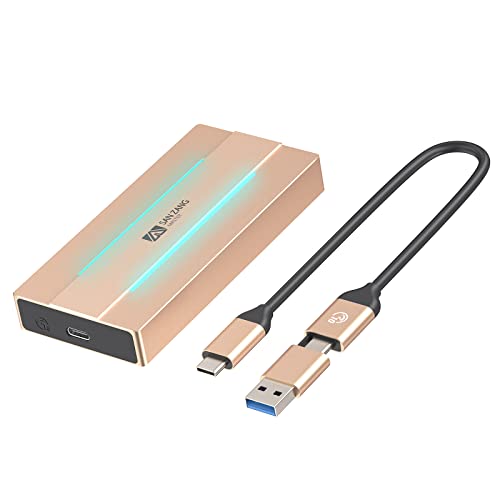 M.2 NVME USB 3.1 Adapter, M-Key M.2 NVME to USB Card Reader USB 3.1 Gen 2  Bridge Chip with 10 Gbps High Performance, Compatible with Samsung